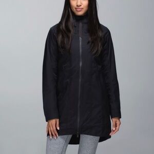Lululemon Right As Rain Jacket – Black, Size 6